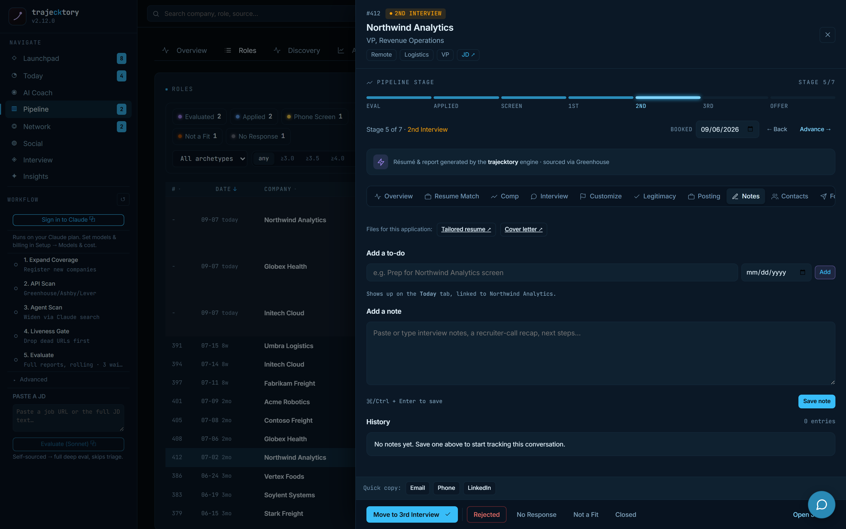 Notes and linked to-do composer
