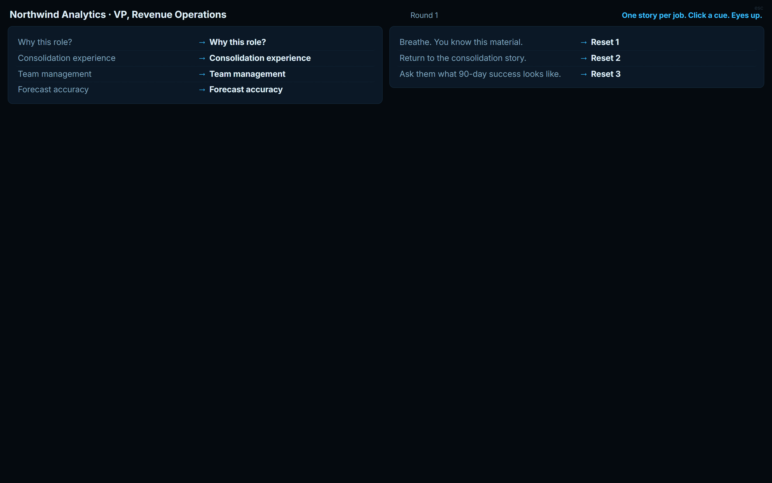 Fullscreen camera-calibrated presentation board